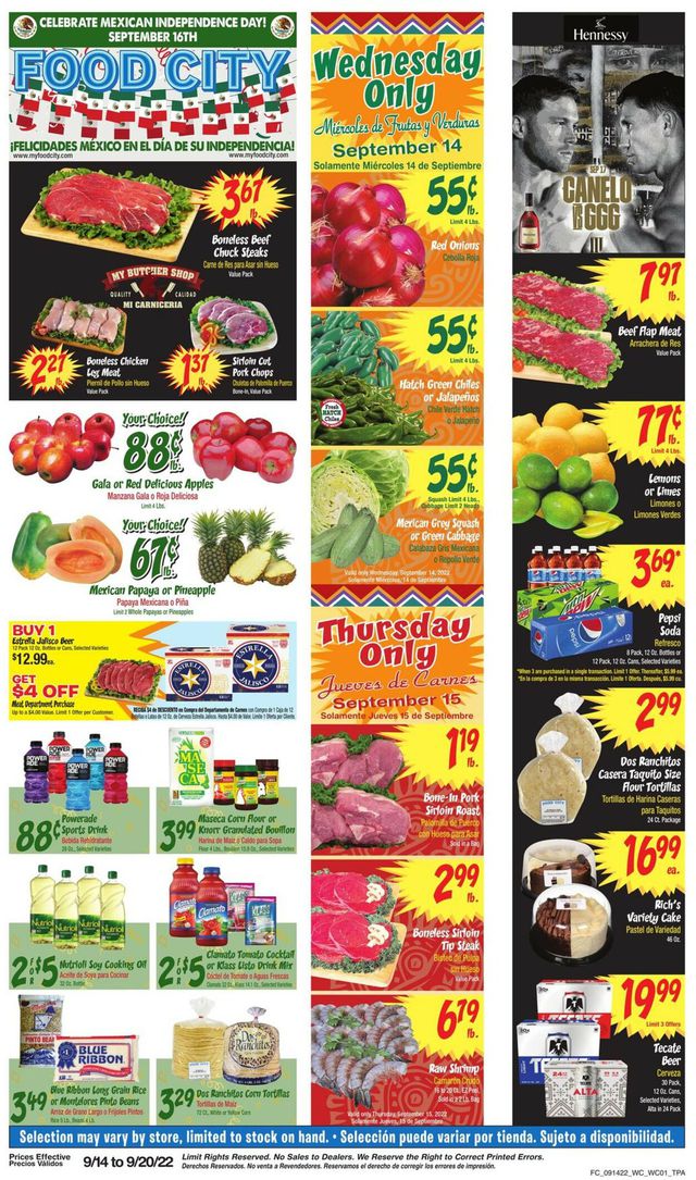 Food City Ad from 09/14/2022