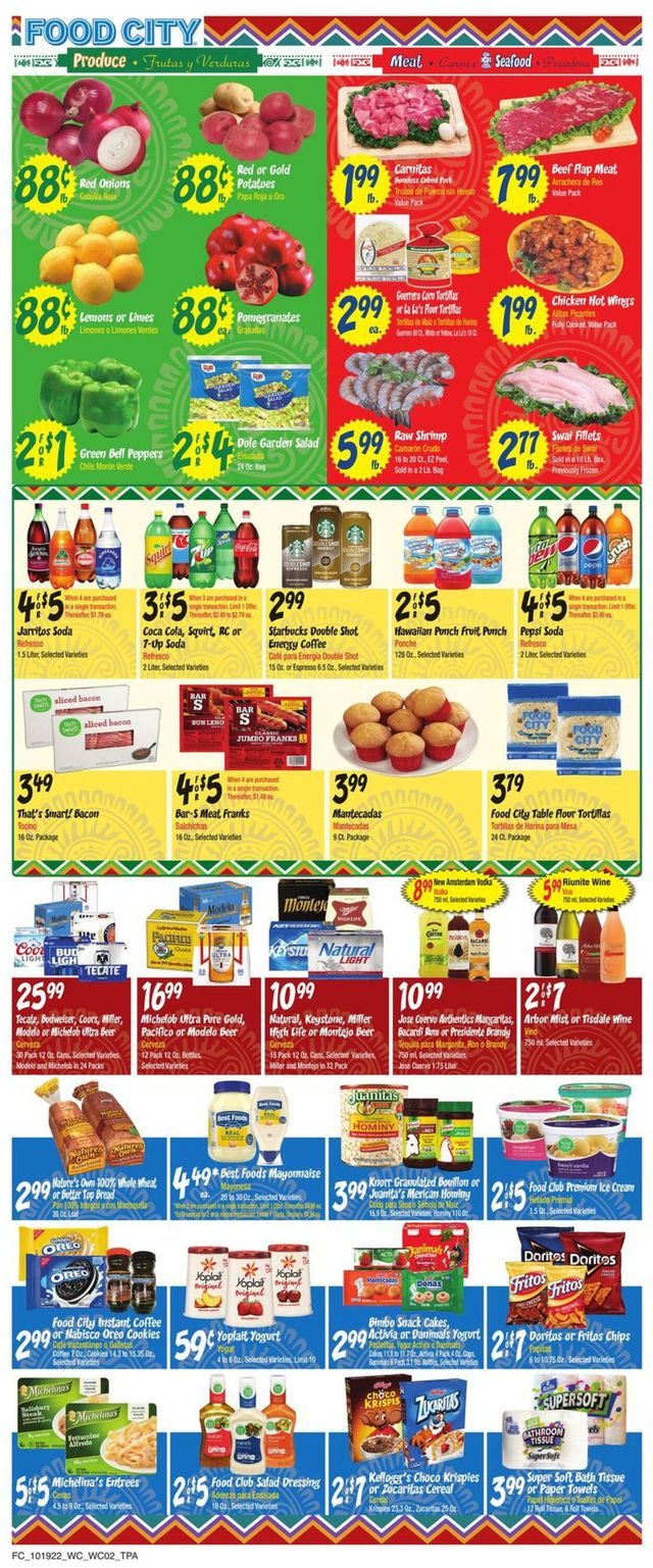 Food City Ad from 10/19/2022