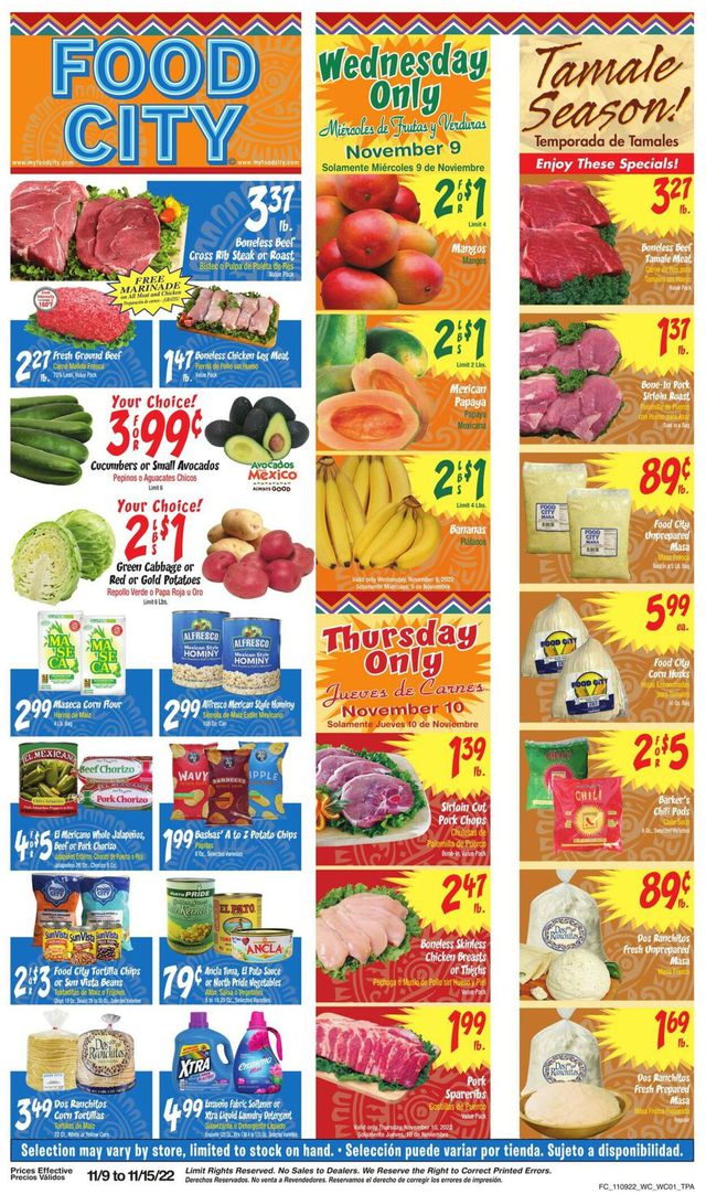 Food City Ad from 11/09/2022