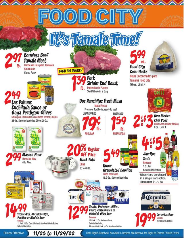 Food City Ad from 11/25/2022