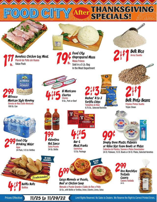 Food City Ad from 11/25/2022