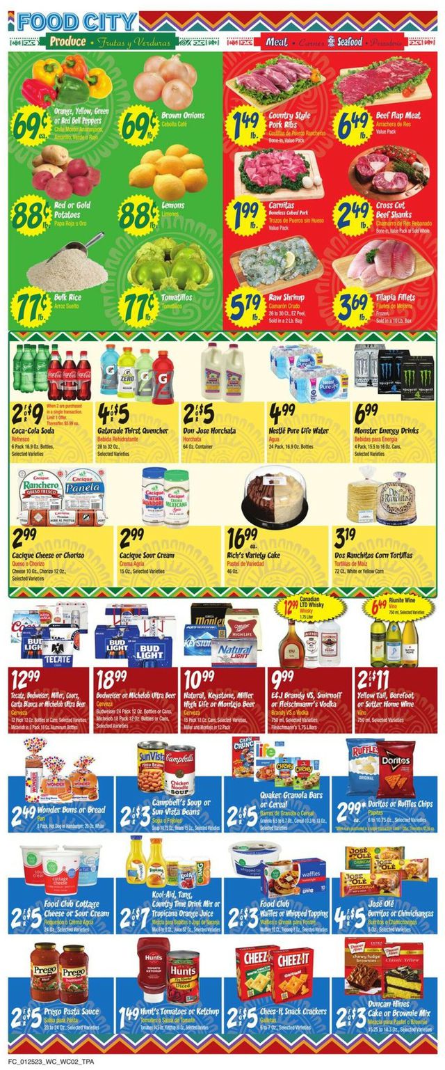 Food City Ad from 01/25/2023