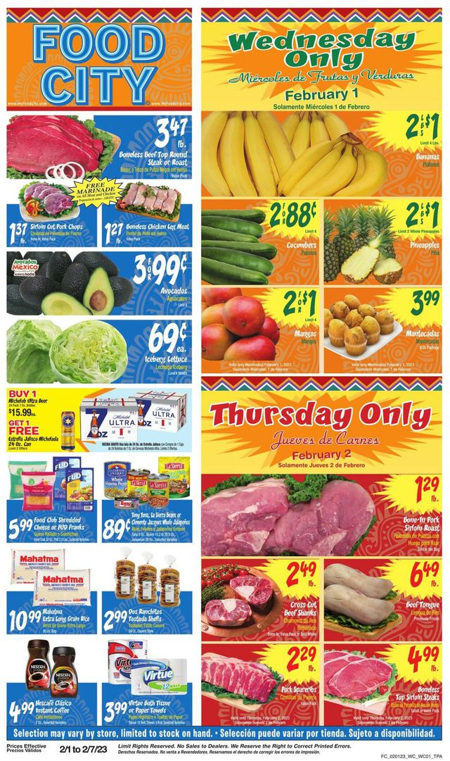 Food City Ad from 02/01/2023