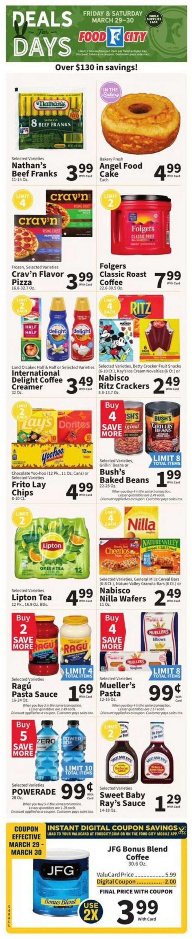 Food City Ad from 03/27/2024