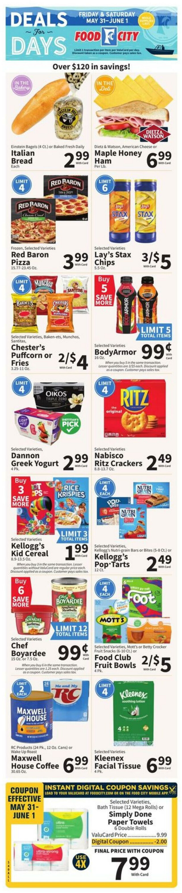 Food City Ad from 05/29/2024