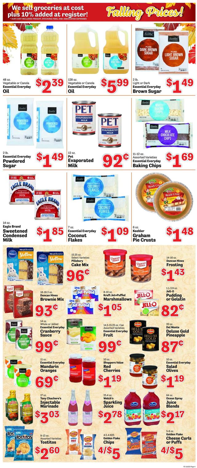 Food Depot Ad from 11/15/2021
