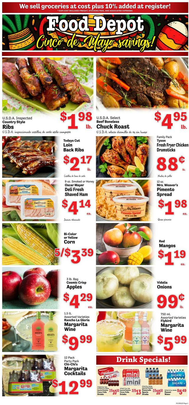 Food Depot Ad from 05/01/2023