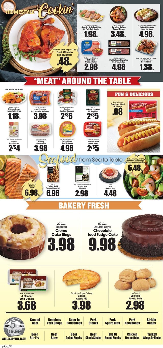 Food King Ad from 01/20/2021