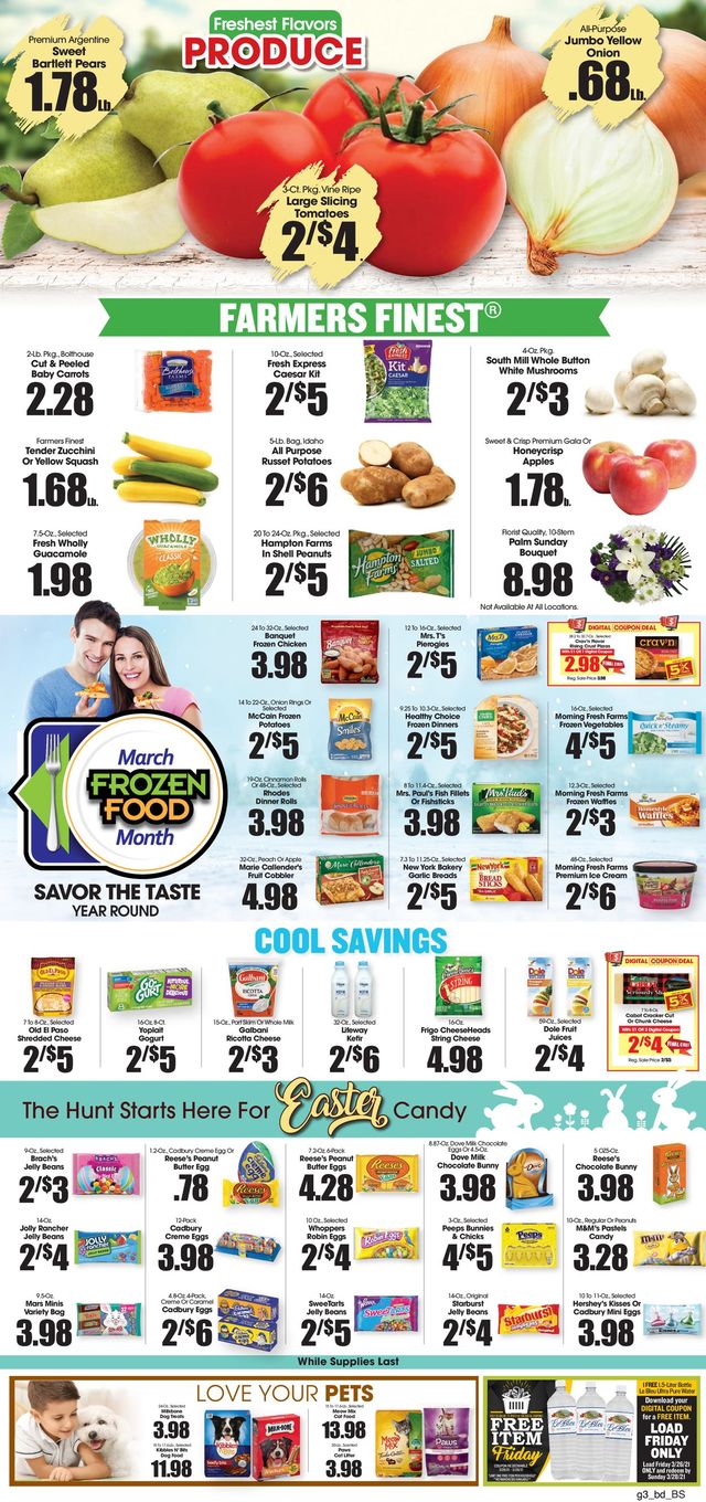 Food King Ad from 03/24/2021