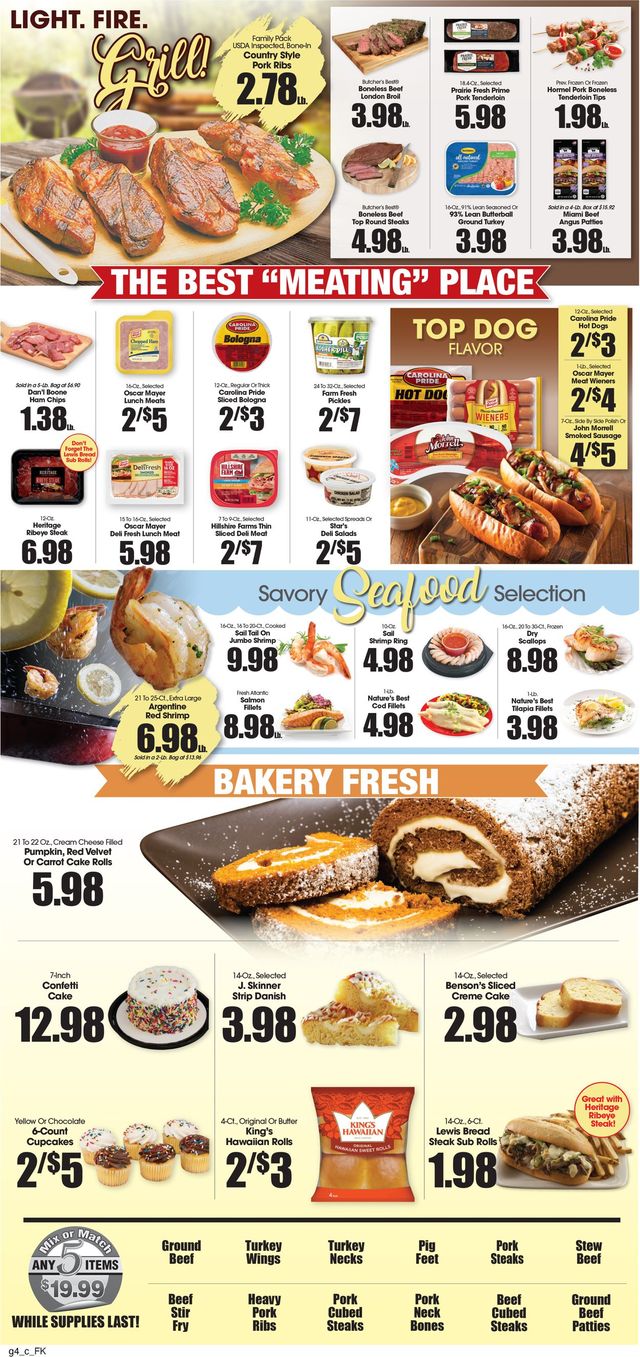 Food King Ad from 08/25/2021