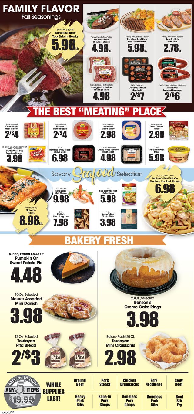 Food King Ad from 10/20/2021