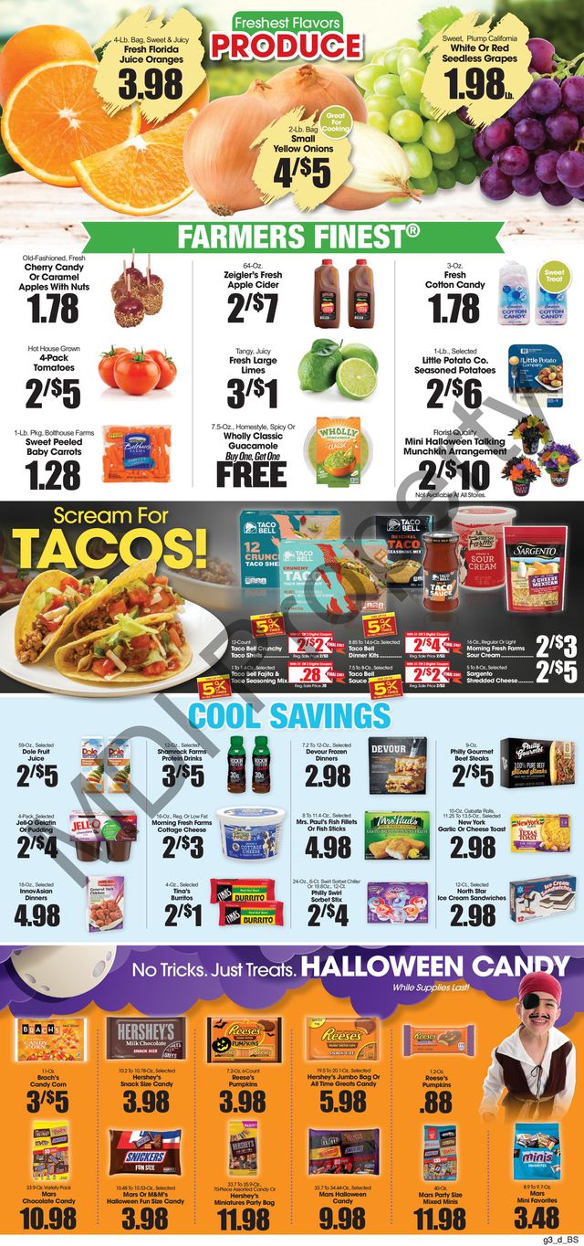 Food King Ad from 10/27/2021