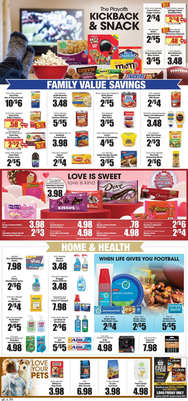Food King Ad from 01/26/2022