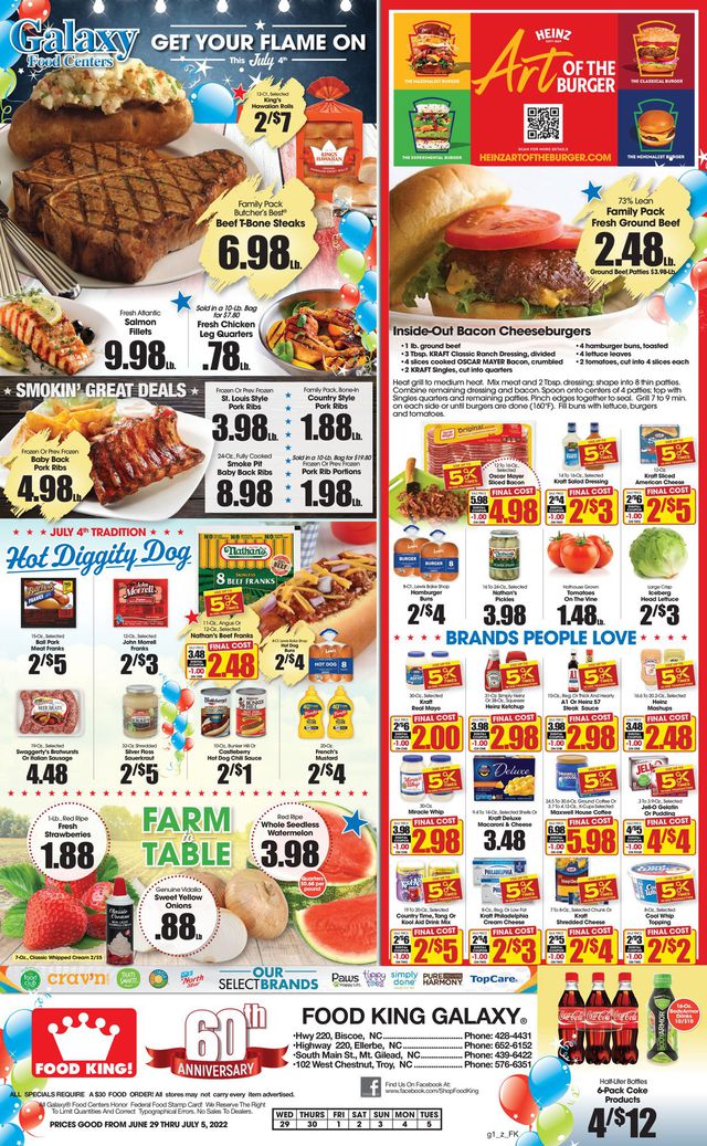 Food King Ad from 06/29/2022