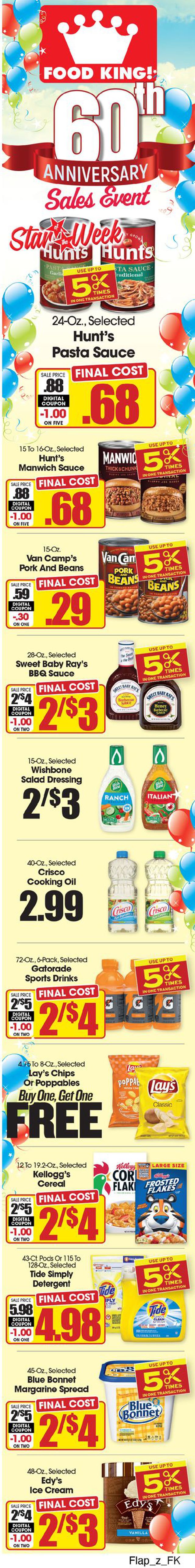 Food King Ad from 07/27/2022