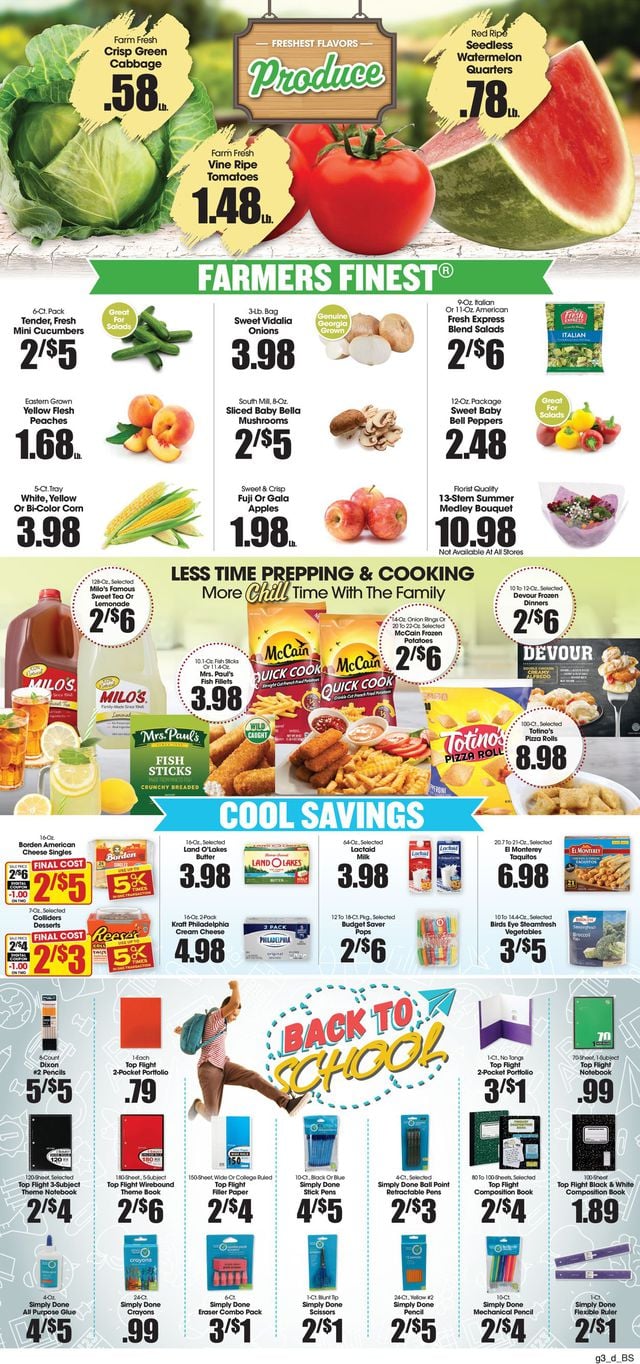 Food King Ad from 08/03/2022