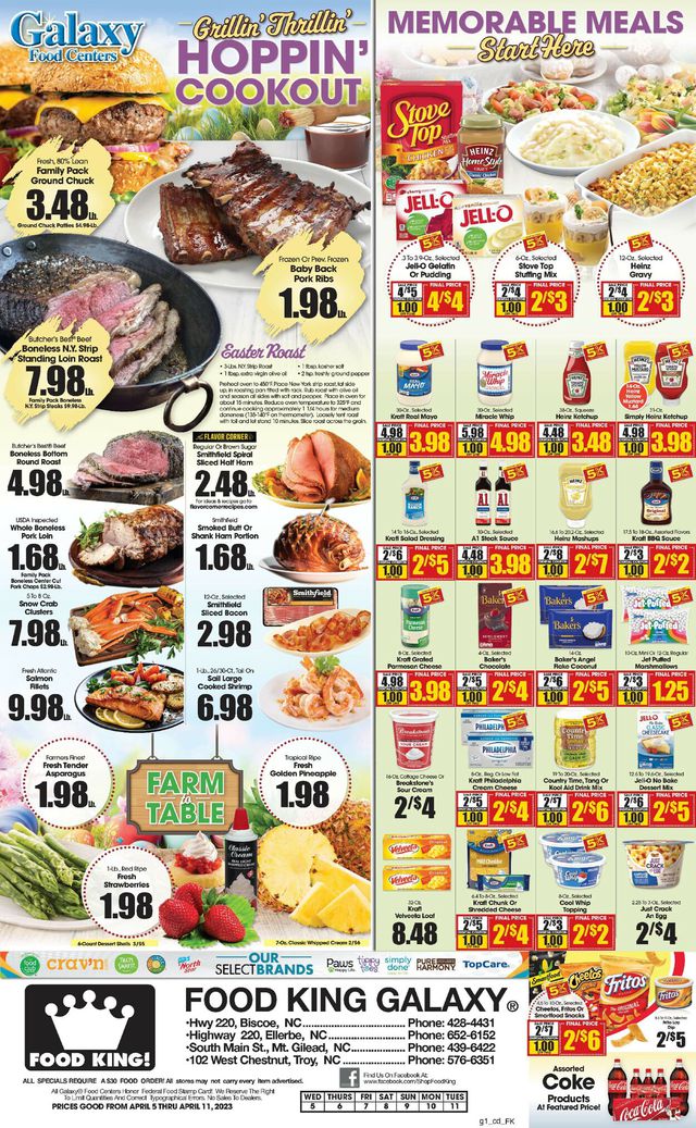 Food King Ad from 04/05/2023