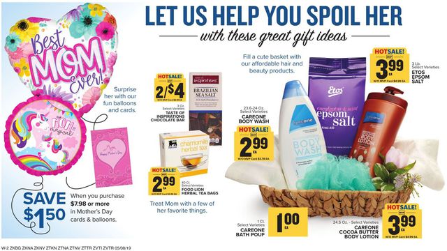 Food Lion Ad from 05/08/2019