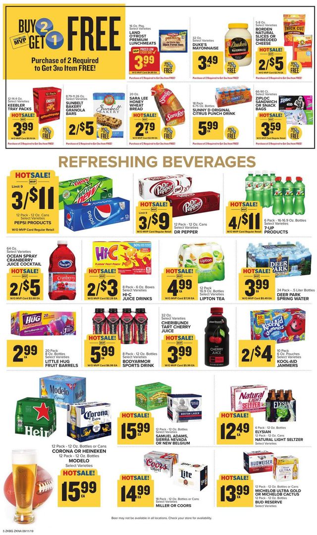 Food Lion Ad from 09/11/2019