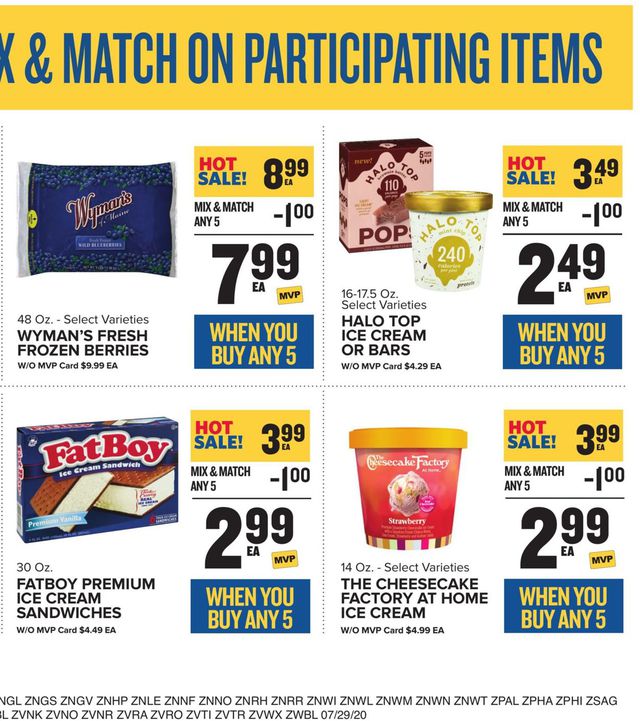 Food Lion Ad from 07/29/2020