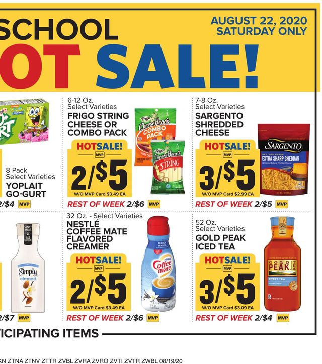 Food Lion Ad from 08/19/2020