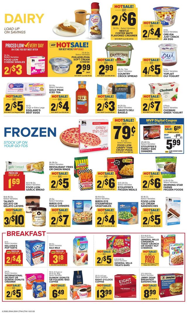 Food Lion Ad from 10/21/2020