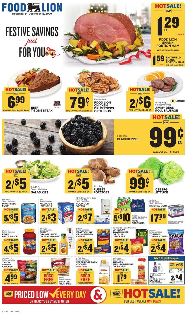 Food Lion Ad from 12/09/2020