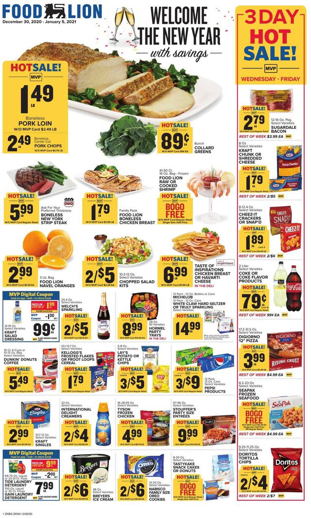 Food Lion Ad from 12/30/2020