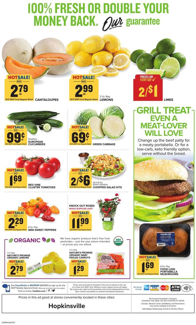 Food Lion Ad from 04/07/2021
