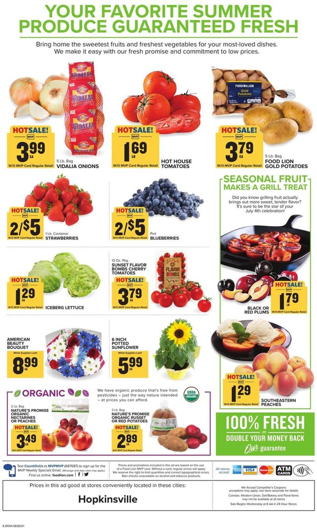 Food Lion Ad from 06/30/2021