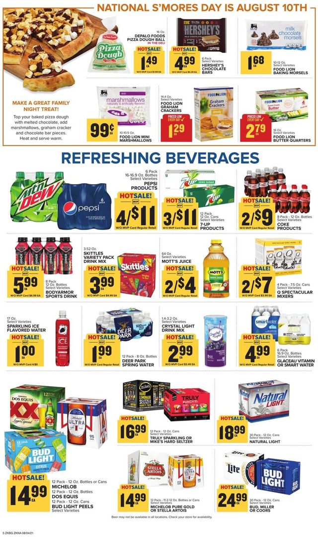 Food Lion Ad from 08/04/2021