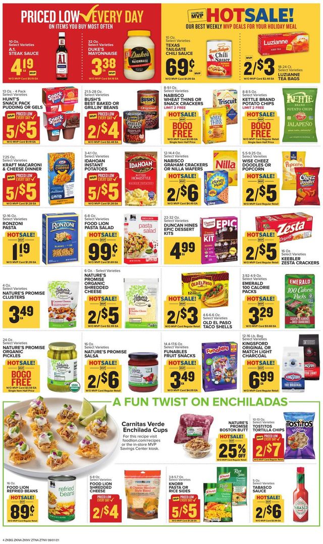 Food Lion Ad from 09/01/2021