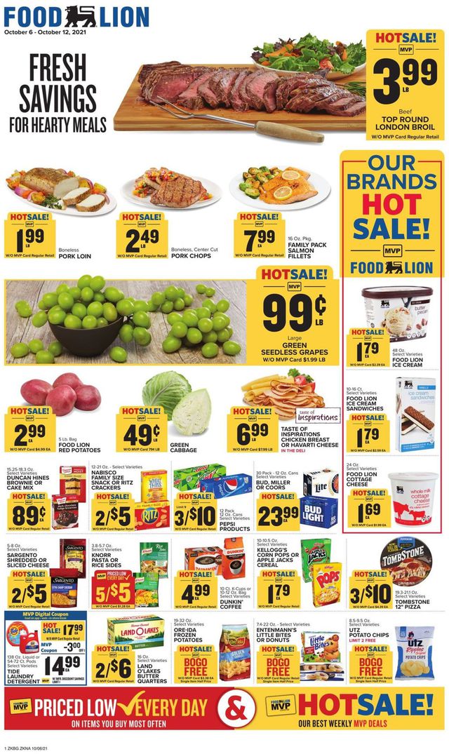 Food Lion Ad from 10/06/2021