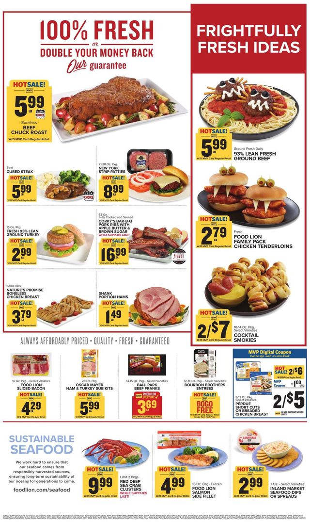 Food Lion Ad from 10/27/2021
