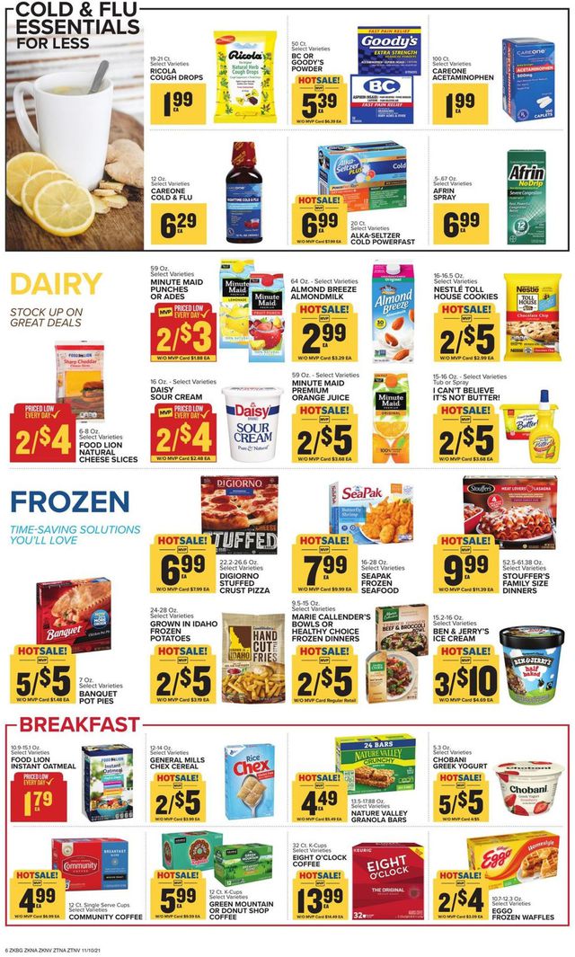 Food Lion Ad from 11/10/2021
