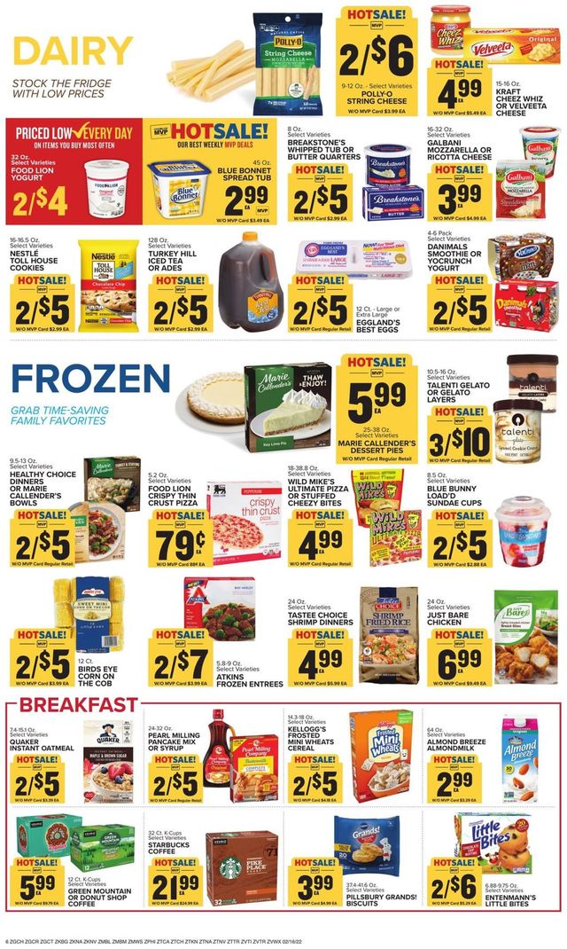 Food Lion Ad from 02/16/2022