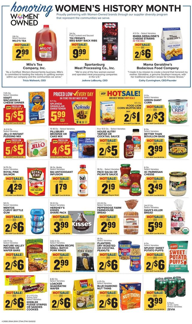 Food Lion Ad from 03/02/2022