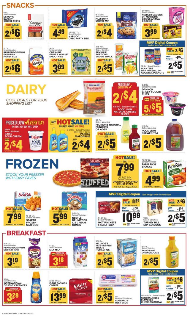 Food Lion Ad from 04/27/2022
