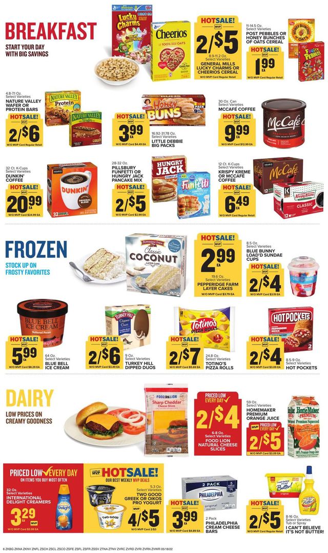 Food Lion Ad from 05/18/2022