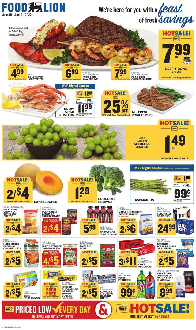 Food Lion Ad from 06/15/2022
