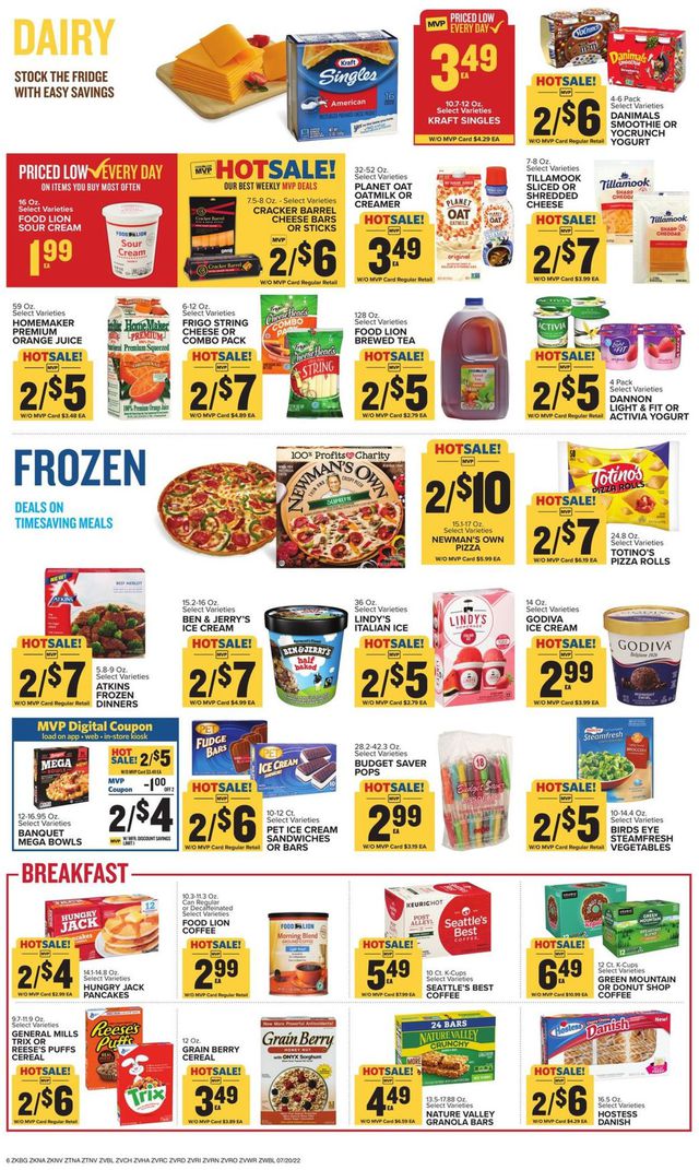 Food Lion Ad from 07/20/2022