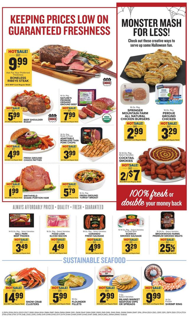 Food Lion Ad from 10/26/2022