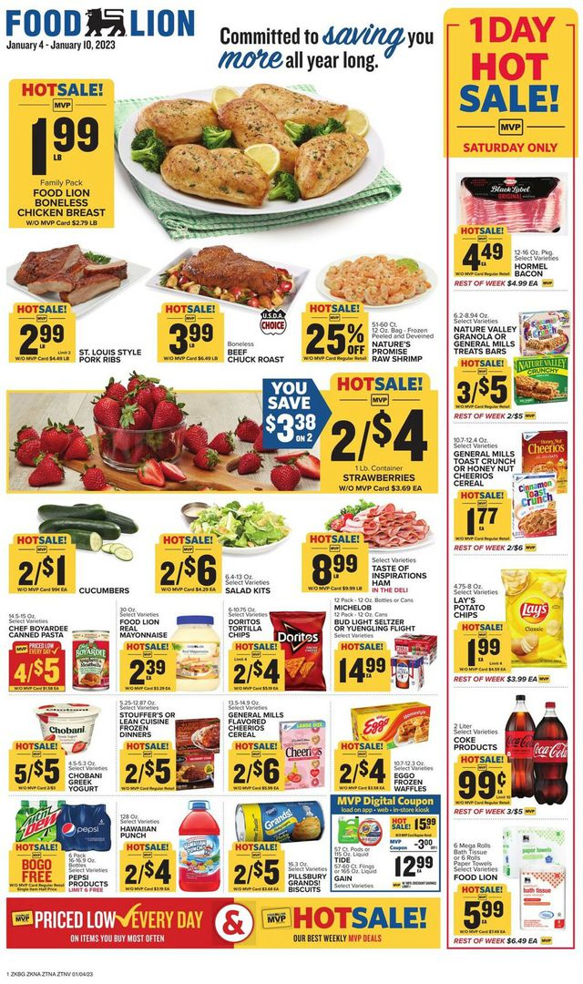 Food Lion Ad from 01/04/2023