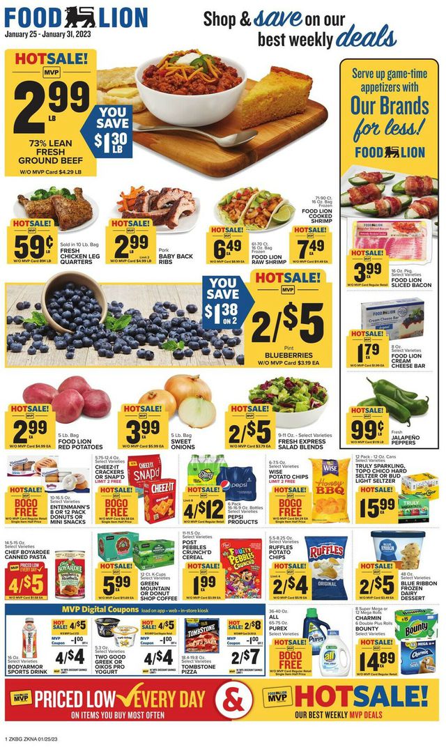 Food Lion Ad from 01/25/2023