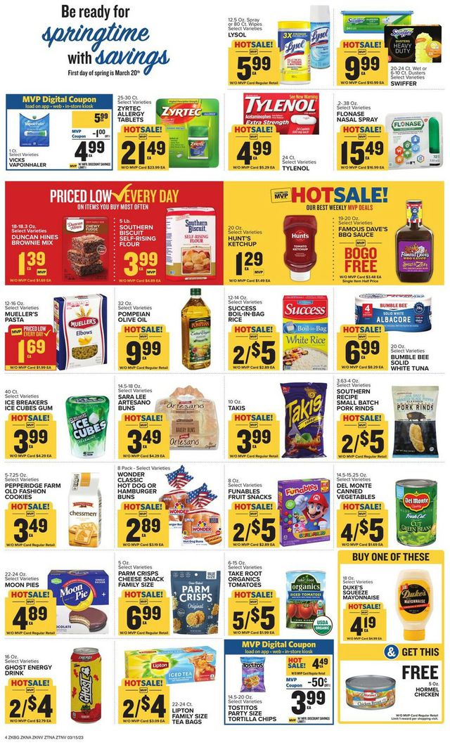Food Lion Ad from 03/15/2023