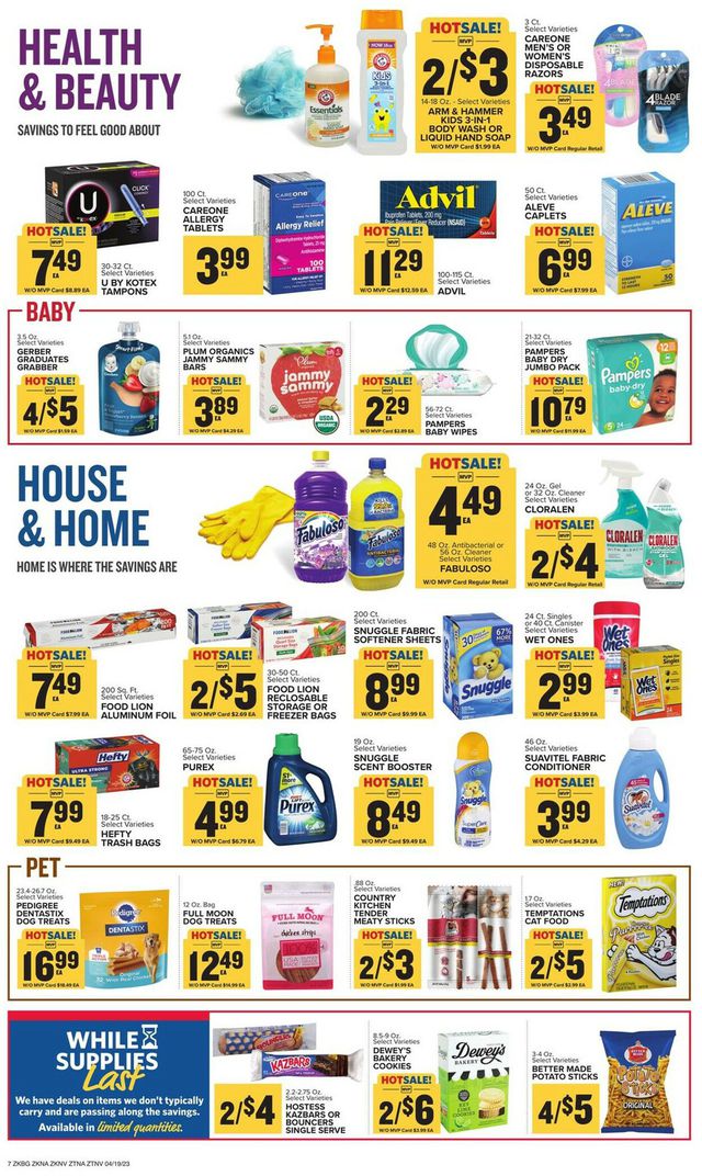 Food Lion Ad from 04/19/2023