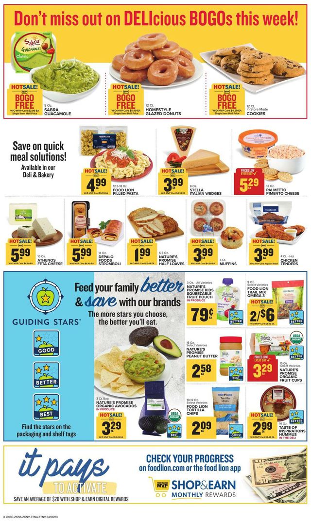 Food Lion Ad from 04/26/2023