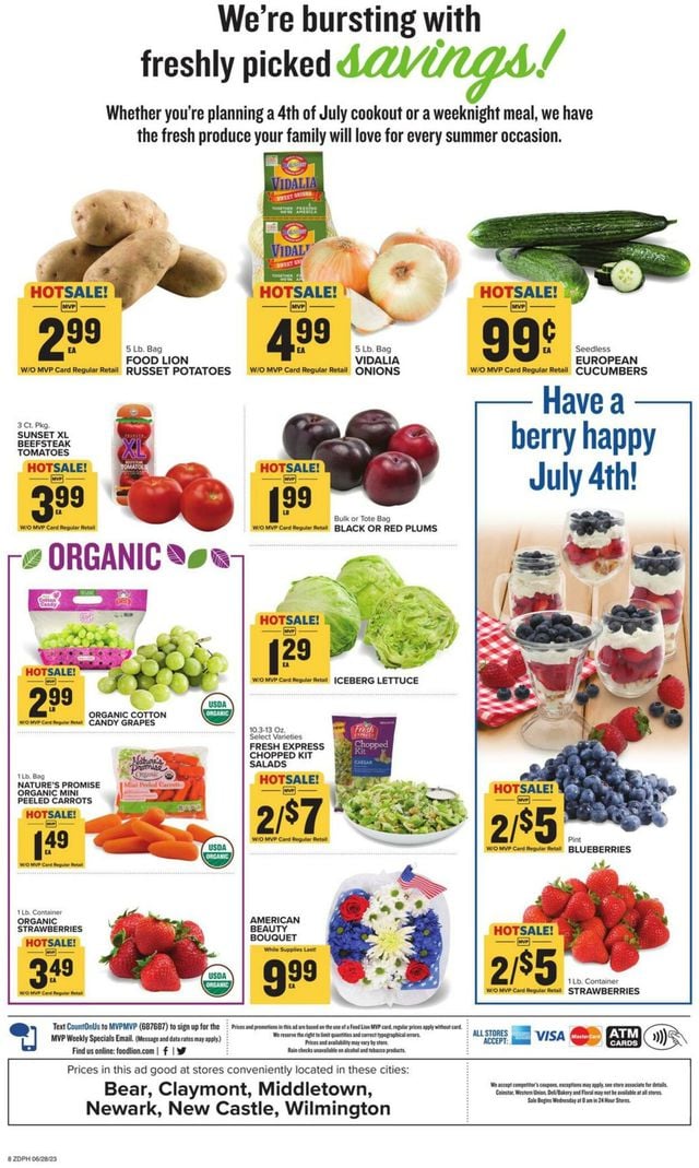 Food Lion Ad from 06/28/2023