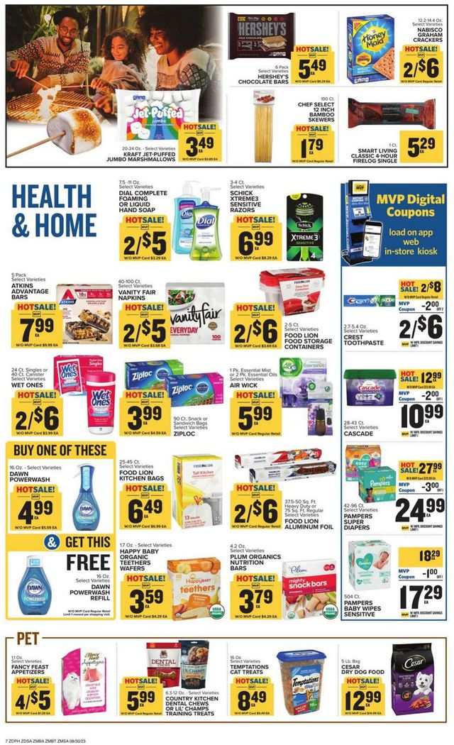 Food Lion Ad from 08/30/2023