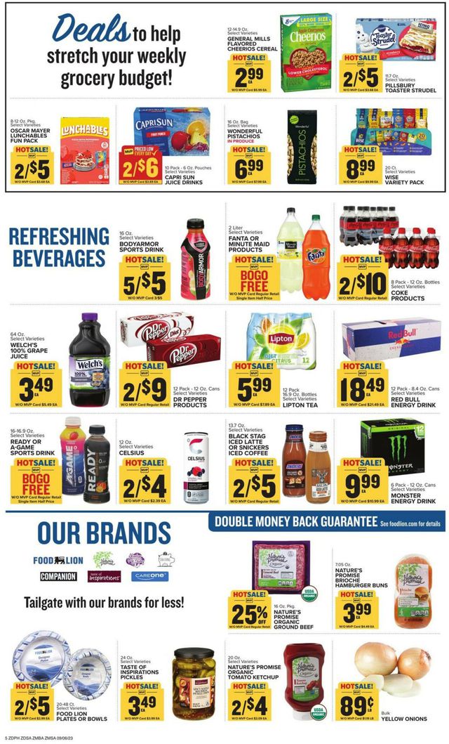 Food Lion Ad from 09/06/2023